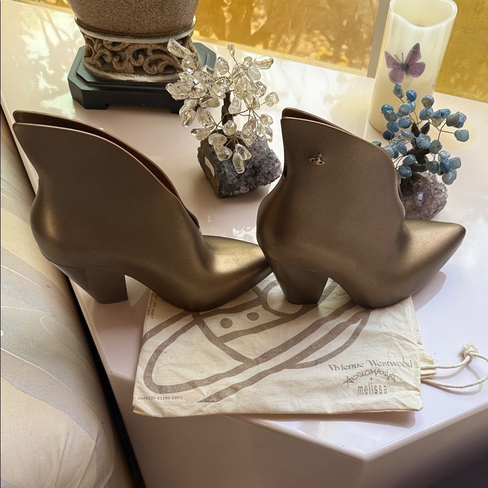 Vivienne Westwood Metallic Heeled Boots